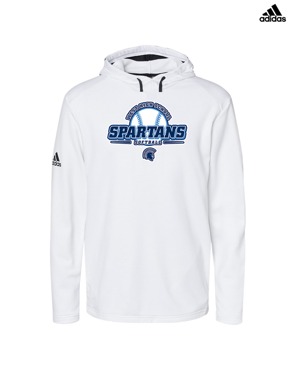West Bend West HS Softball Logo - Adidas Men's Hooded Sweatshirt