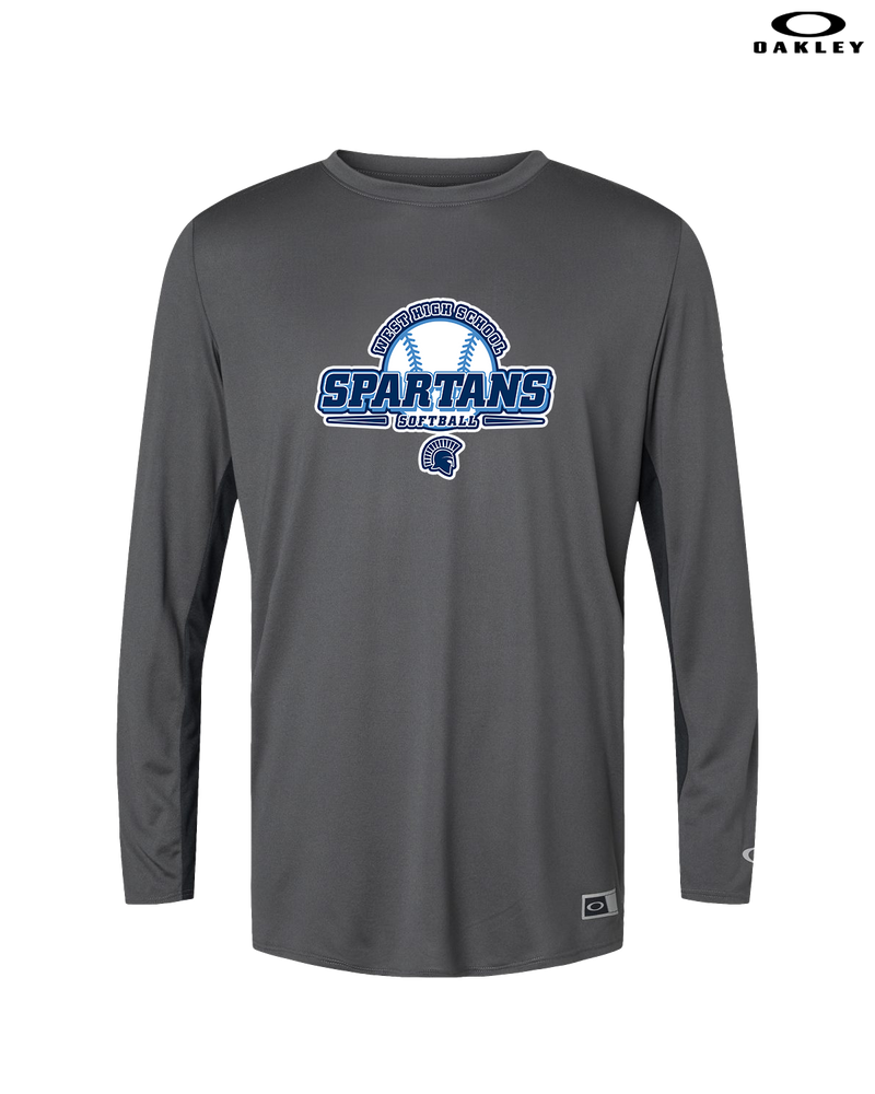 West Bend West HS Softball Logo - Oakley Hydrolix Long Sleeve