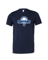 West Bend West HS Softball Logo - Mens Tri Blend Shirt