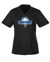 West Bend West HS Softball Logo - Womens Performance Shirt