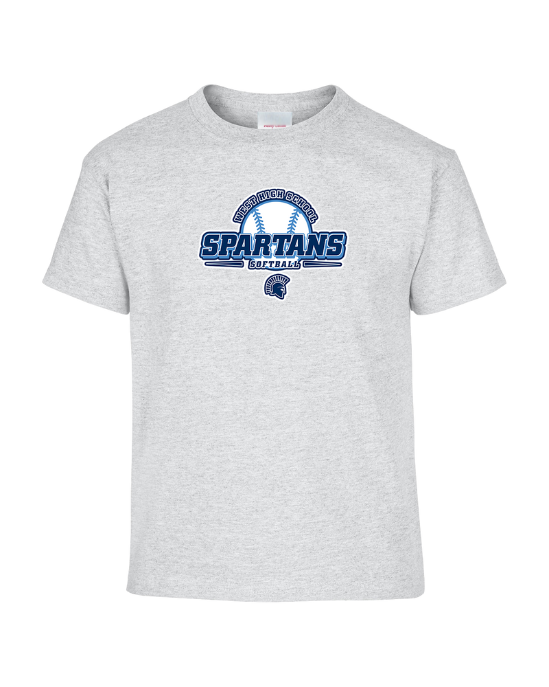 West Bend West HS Softball Logo - Youth T-Shirt