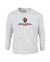 West Essex HS Track Split - Mens Basic Cotton Long Sleeve
