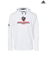 West Essex HS Track Split - Adidas Men's Hooded Sweatshirt