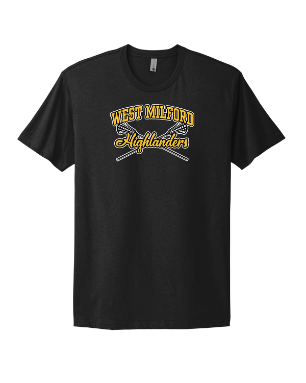West Milford HS Boys Lacrosse Main Logo 02 - Select Cotton T-Shirt