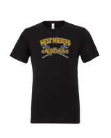 West Milford HS Boys Lacrosse Main Logo 02 - Mens Tri Blend Shirt