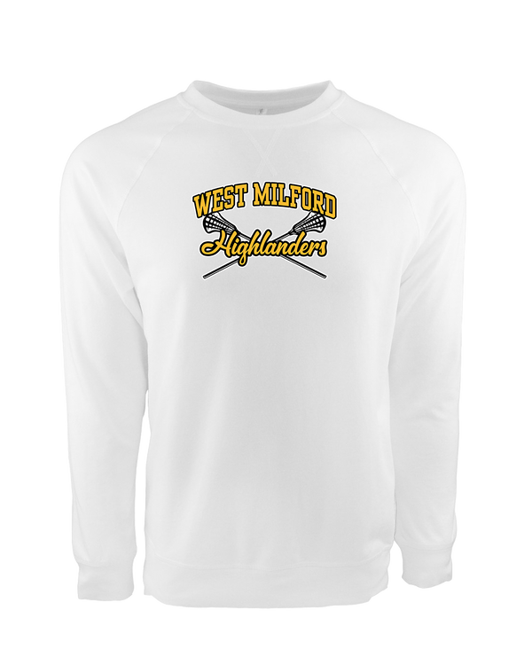 West Milford HS Girls Lacrosse Main Logo 02 - Crewneck Sweatshirt