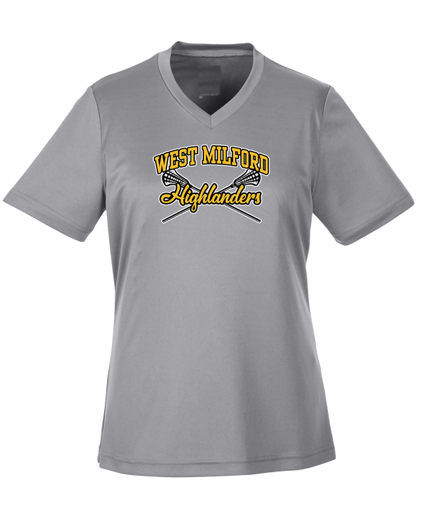 West Milford HS Girls Lacrosse Main Logo 02 - Womens Performance Shirt