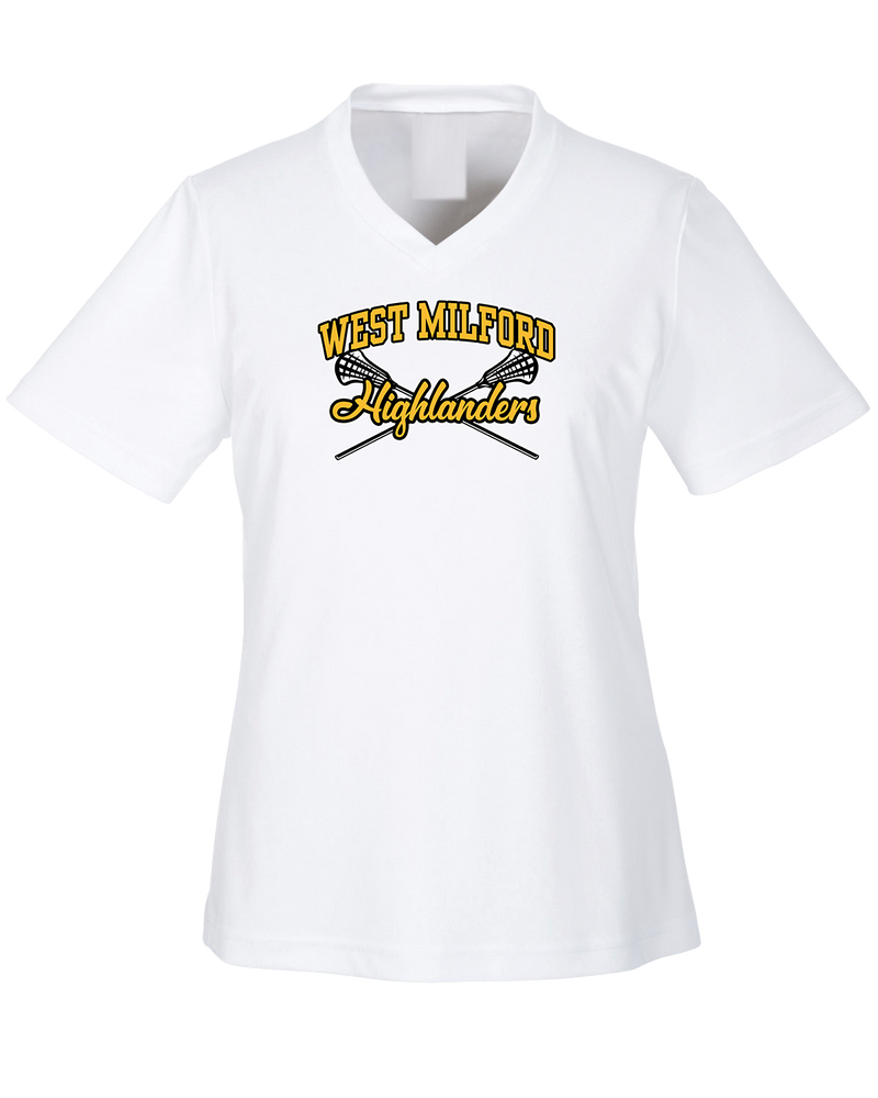 West Milford HS Boys Lacrosse Main Logo 02 - Womens Performance Shirt