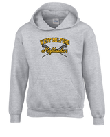 West Milford HS Boys Lacrosse Main Logo 02 - Youth Hoodie