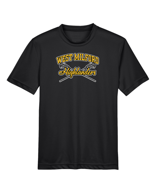 West Milford HS Girls Lacrosse Main Logo 02 - Youth Performance T-Shirt