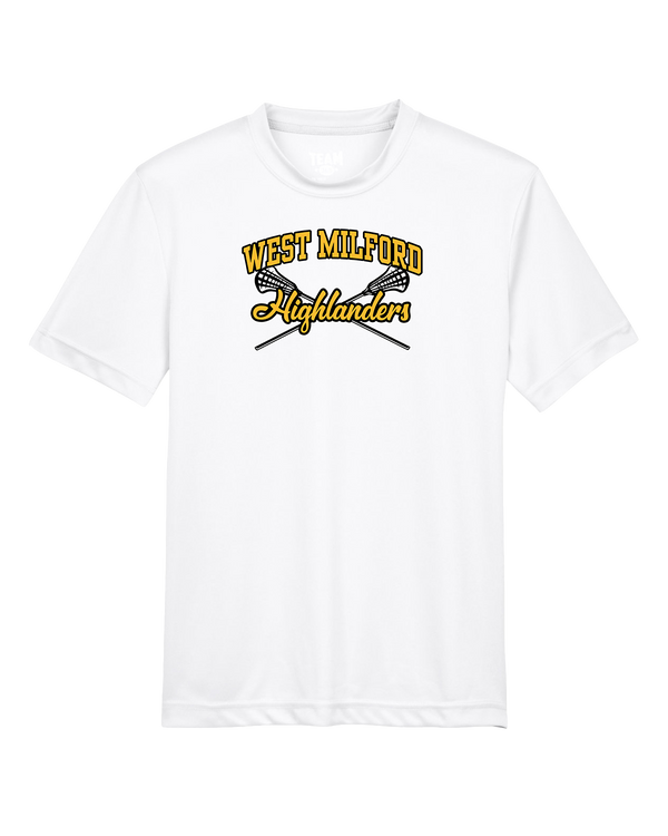 West Milford HS Girls Lacrosse Main Logo 02 - Youth Performance T-Shirt