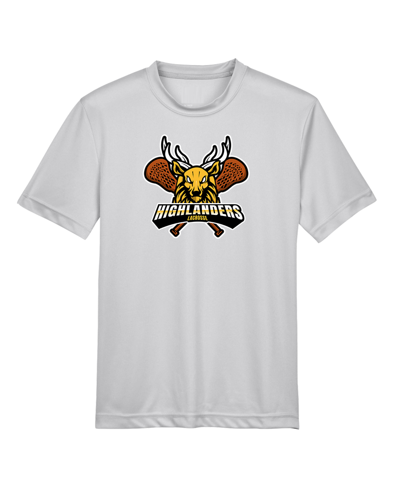 West Milford HS Boys Lacrosse Main Logo - Youth Performance T-Shirt