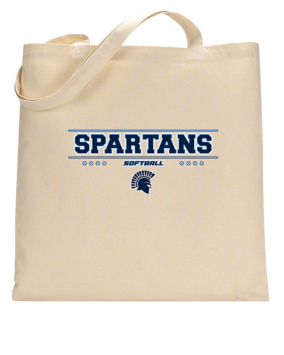West Bend West HS Softball Border - Tote