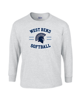 West Bend West HS Softball Curve - Cotton Longsleeve