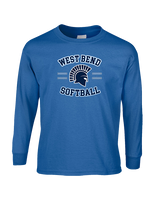 West Bend West HS Softball Curve - Cotton Longsleeve