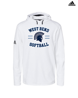 West Bend West HS Softball Curve - Mens Adidas Hoodie