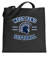 West Bend West HS Softball Curve - Tote