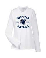 West Bend West HS Softball Curve - Womens Performance Longsleeve