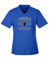 West Bend West HS Softball Curve - Womens Performance Shirt