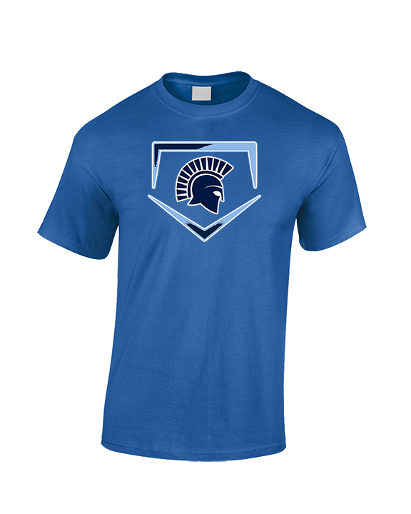 West Bend West HS Softball Plate - Cotton T-Shirt