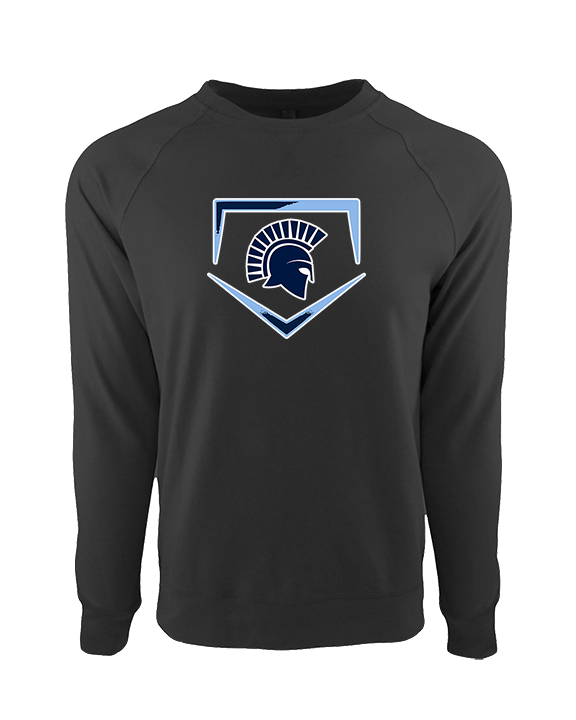 West Bend West HS Softball Plate - Crewneck Sweatshirt