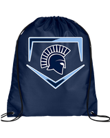 West Bend West HS Softball Plate - Drawstring Bag
