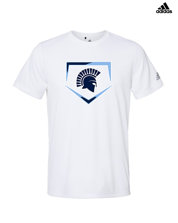 West Bend West HS Softball Plate - Mens Adidas Performance Shirt