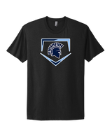 West Bend West HS Softball Plate - Mens Select Cotton T-Shirt