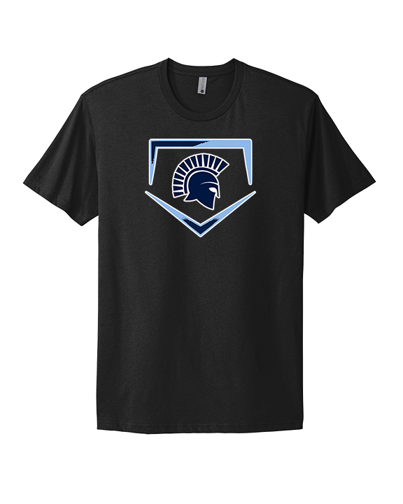 West Bend West HS Softball Plate - Mens Select Cotton T-Shirt