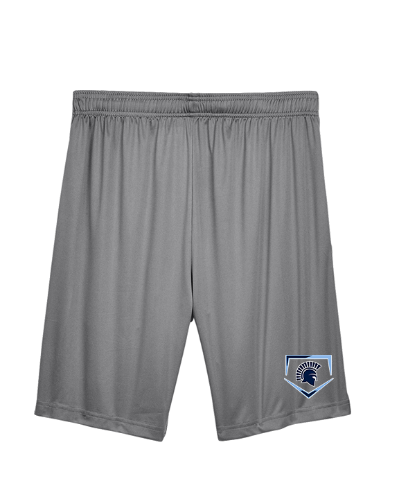 West Bend West HS Softball Plate - Mens Training Shorts with Pockets