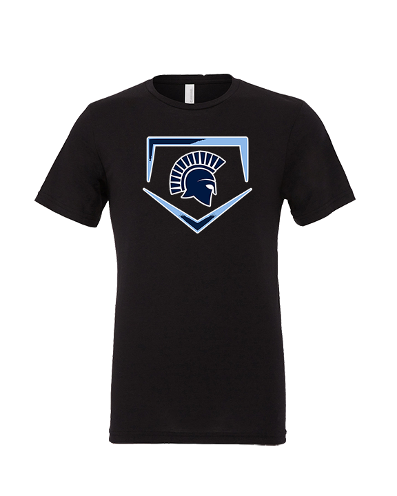 West Bend West HS Softball Plate - Tri - Blend Shirt