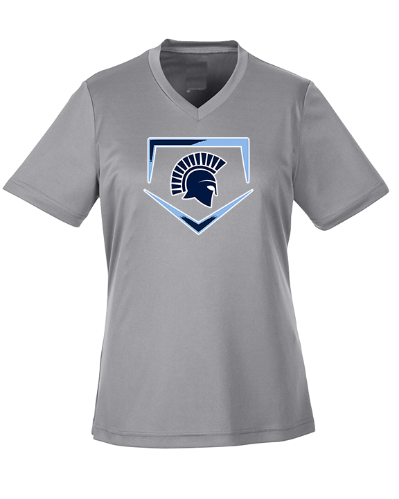 West Bend West HS Softball Plate - Womens Performance Shirt
