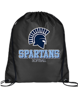 West Bend West HS Softball Shadow - Drawstring Bag