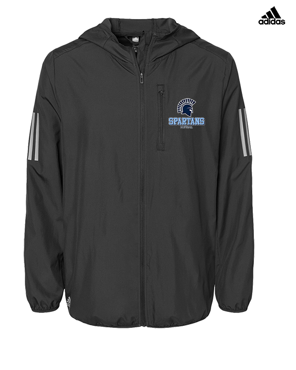West Bend West HS Softball Shadow - Mens Adidas Full Zip Jacket