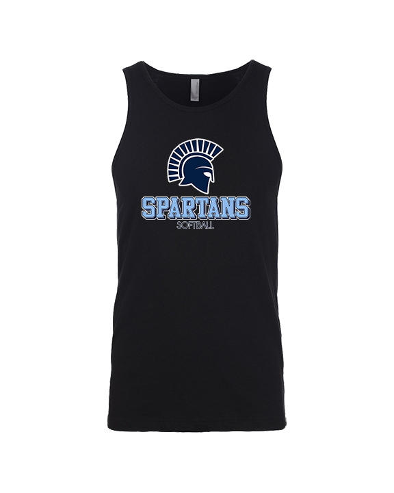 West Bend West HS Softball Shadow - Tank Top