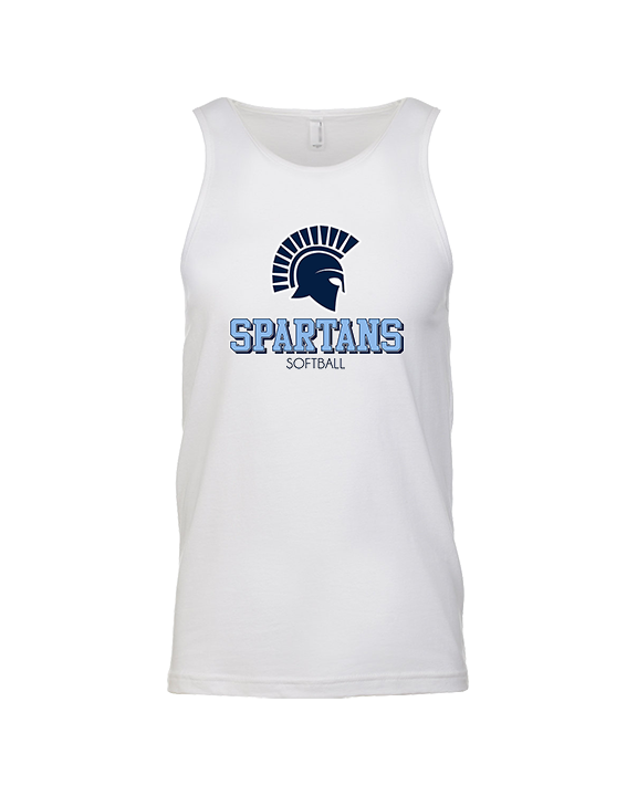 West Bend West HS Softball Shadow - Tank Top