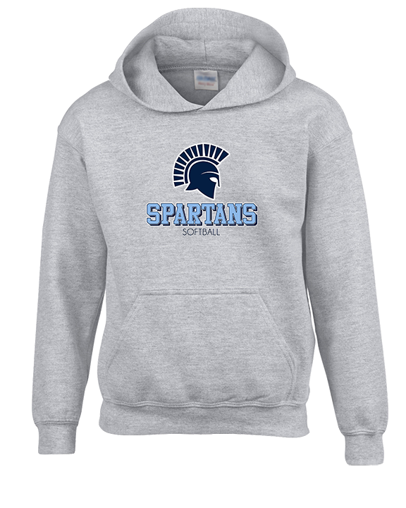 West Bend West HS Softball Shadow - Youth Hoodie