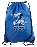 West Bend West HS Softball Swing - Drawstring Bag