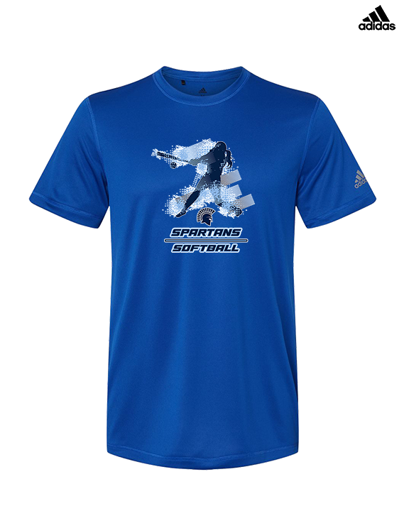 West Bend West HS Softball Swing - Mens Adidas Performance Shirt