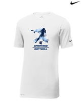 West Bend West HS Softball Swing - Mens Nike Cotton Poly Tee