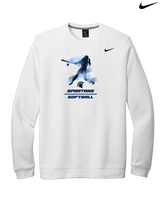 West Bend West HS Softball Swing - Mens Nike Crewneck
