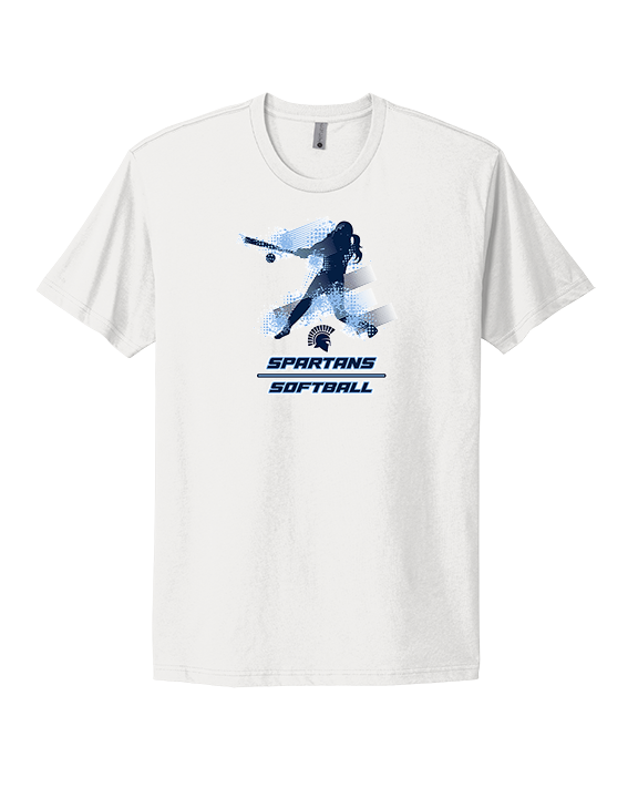 West Bend West HS Softball Swing - Mens Select Cotton T-Shirt
