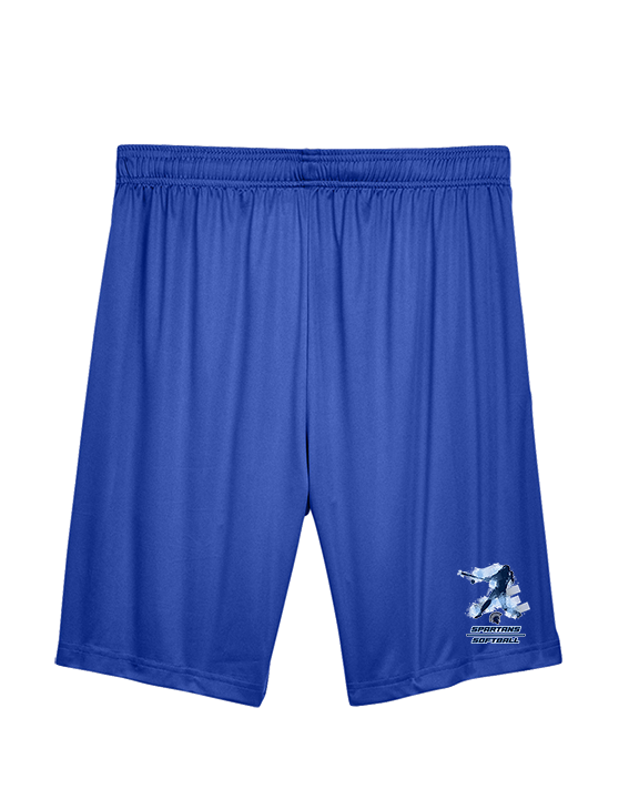 West Bend West HS Softball Swing - Mens Training Shorts with Pockets