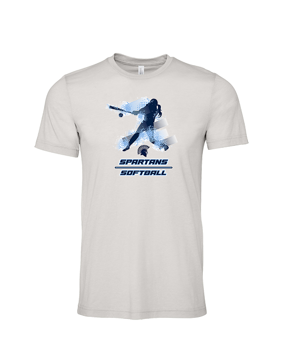 West Bend West HS Softball Swing - Tri - Blend Shirt
