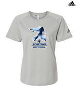 West Bend West HS Softball Swing - Womens Adidas Performance Shirt