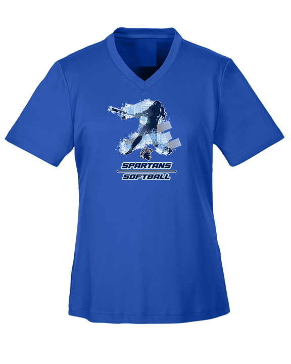 West Bend West HS Softball Swing - Womens Performance Shirt