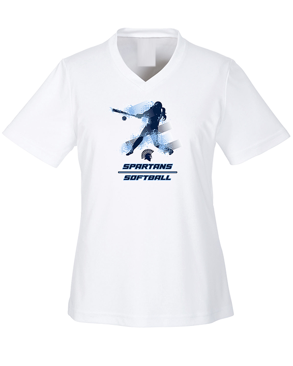 West Bend West HS Softball Swing - Womens Performance Shirt
