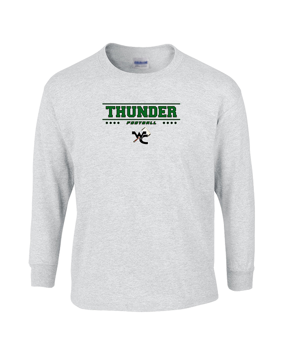 West Carroll HS Football Border - Cotton Longsleeve