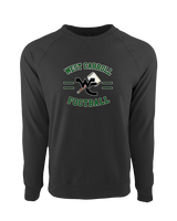 West Carroll HS Football Curve - Crewneck Sweatshirt