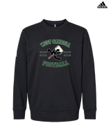 West Carroll HS Football Curve - Mens Adidas Crewneck